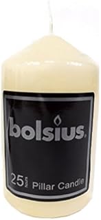 Bolsius Pillar Candle Regular, Ivory, 130mm x 68mm