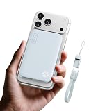 INIU Compatto Power Bank per MagSafe, 10000mAh Certificato Qi2.2 25W Wireless e USB C 45W Ricarica Rapida Caricatore Portatile, Idoneo per Volo, Magnetica Essenziali per iPhone Serie 17-12, Blu