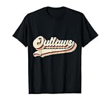 Outlaws Sports Name Vintage Retro For Men Women Boys Girls T-Shirt