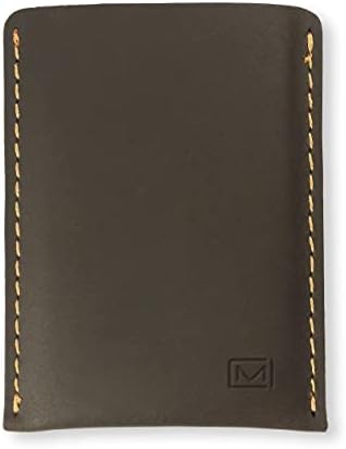 Modern Carry Leather Minimal Card Holder, Minimalist Wallet for Men & Women, Thin Credit Card Holder, Small Business Card Holder, Card Holder Wallet, Front Pocket Card Wallet - Full Protection (Brown)