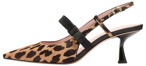 kate spade new york Women's Maritza Modern Leopard Ballet Flat Pump, 7.5