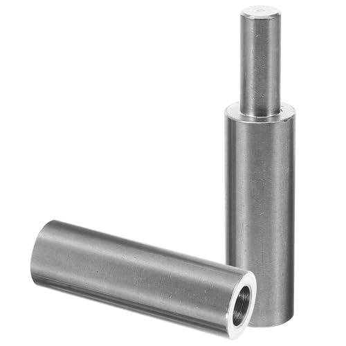 Beaupretty Stainless Steel 304 Weld-on Barrel Door Hinge Heavy-Duty Cylindrical Weldable Hinge for Trailer Gate and Household Doors, Detachable Pin Industrial Hardware