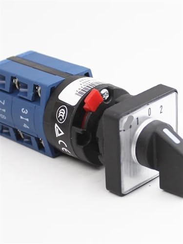 Interrupteur à came D 10A LW26-10/2S commutateur rotatif monotrou 16.2mm