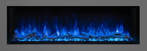 AMS Fireplace | Modern Flames | 56" Landscape | Pro Multi-Sided | Built in | SKU : LPM-5616
