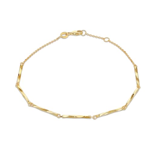 Collier en or jaune 9 carats Carissima pour femme élégante