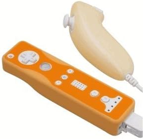 Orange Nintendo Wii Protection Sleeve For Remote Controller & Nunchuk Silicone Skins