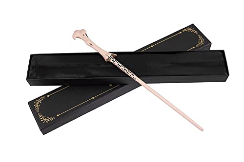 Image of Harry Potter Wizard Wand | Lightweight Polyresin & Metal Magic Wand Attractive Magic Wizard Wands For Harry Potter Fans (Style 4), Beige