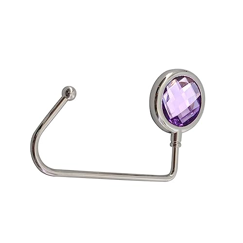 LIFKOME 2pcs Elegant Alloy Bag Hooks Desk Table Holders Non-Slip Base for Handbags Schoolbags Fashion Backpack Hooks