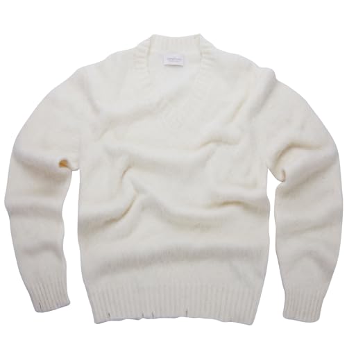 Pull homme col V Diana Studio pull en maille chaude hiver