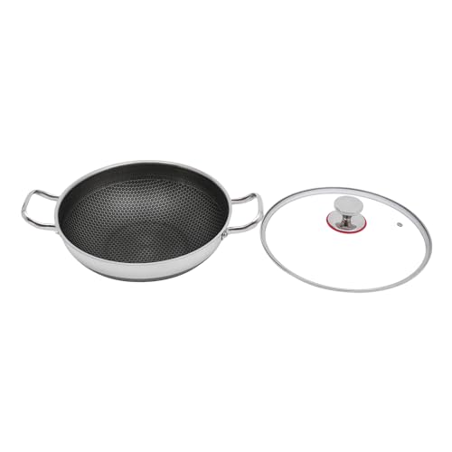 Wok de acero inoxidable 316 de 12.59 pulgadas con tapa miniatura 3