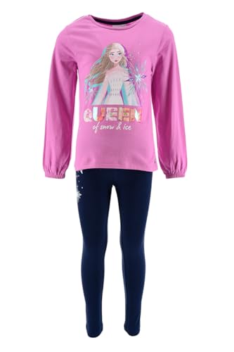 Combinaison de sport Elsa fille - Ensemble 2 pièces Reine des Neiges violet 4-8 ans