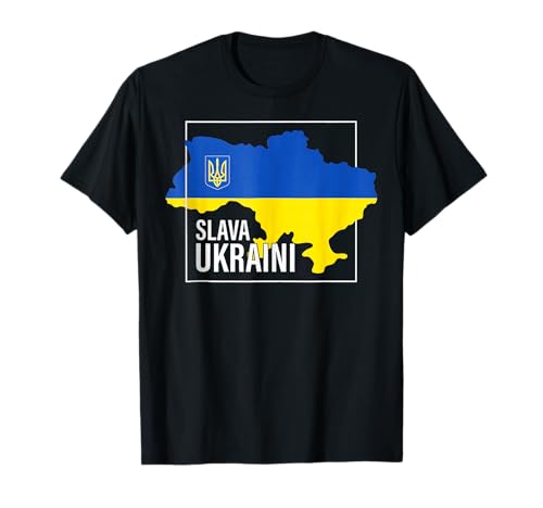 Slava Ukraini Glory to Ukraine Shirt I Stand With Ukraine T-Shirt