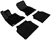 3D MAXpider All-Weather Floor Mats for BMW 5 Series Gran Turismo Sdrive 2010-2013 Custom Fit Car Floor Liners, Kagu Series (1st & 2nd Row, Black)