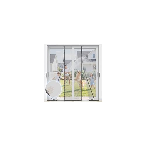 Heavy Duty Magnetic Screen Door Mesh, Door Net Scr...