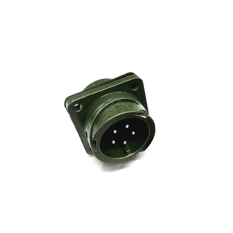 Military Spec Connectors MS3102A16S-8 Circular Connector MIL-DTL-5015 Series Box Mount Receptacle 5 Contacts Solder Pin Bayonet Connector