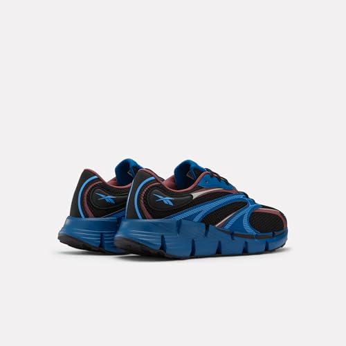 Reebok Unisex Zig HYPNOTICA Sneaker, Athletic Blue/Peri Blue/Blackberry, 41 EU - Immagine 3