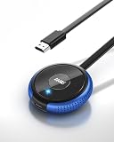 4K iOS AIMIBO Wireless HDMI Display Adapter Plug and Play Direct Cast, 5G HDMI Wireless Dongle for iPhone/iPAD/MacBook/Android/Tablet/Laptop to HDTV/Monitor/Projector, Support AirPlay DLNA Miracast