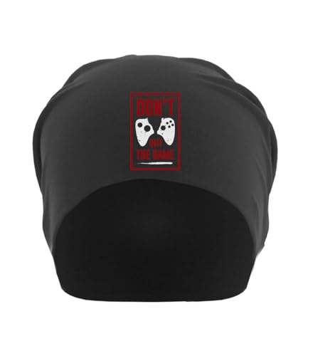 Bonnet Don't Quit The Game coton fin noir confortable et respirant