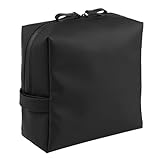 [ aso ] TOFTPOUCH＋MAX (タフトポーチプラスマックス) 耐水 ガジェット ポーチ 約180×180×80[mm] ガジェットポーチ 旅行 収納 バッグインバッグ (MAXサイズ ブラック) tf-v283-bl-x