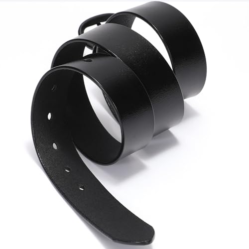 WHIPPY Women Leather Belt for Jeans Pants Dresses Black Ladies Waist Belt with Pin Buckle4