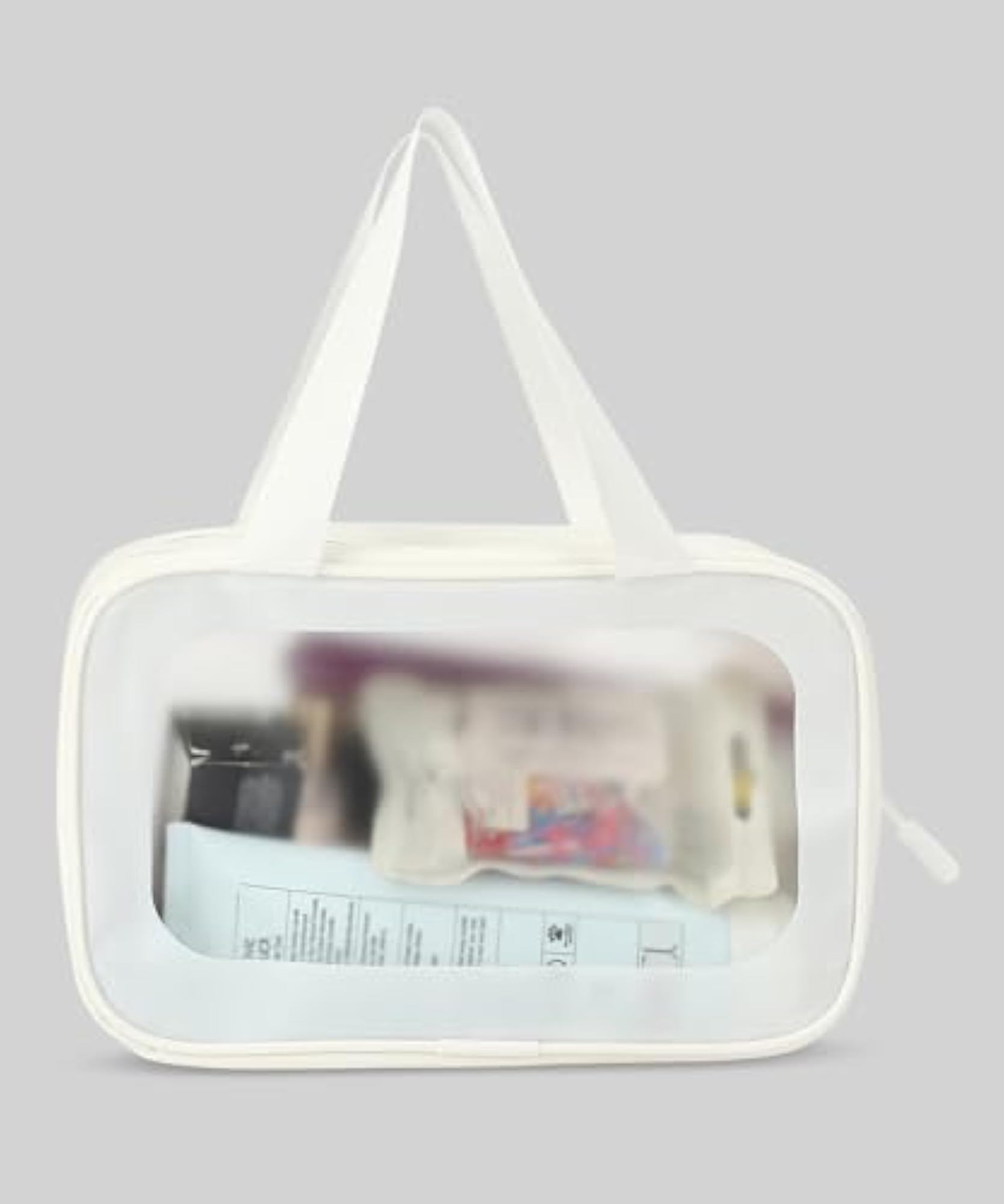 Medium Clear Waterproof Washbag Transparent Toiletry Organizer