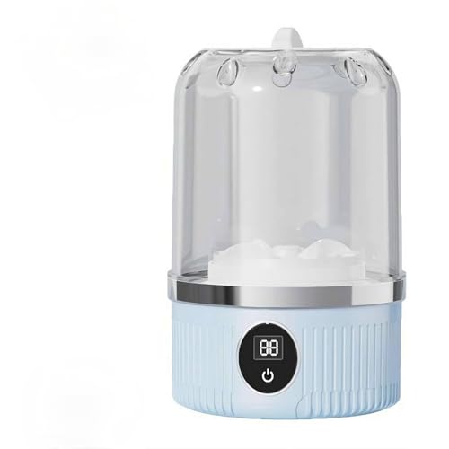Small Portable Washing Machine,Underwear Washer,Deep Cleaning for Baby Clothes, Sock, Small Items, Apartments, Camping, Travel (Blue-1pcs)