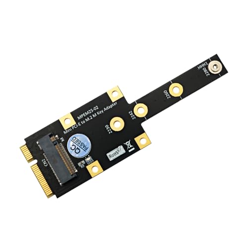 Adaptateur MPCIe vers NGFF M.2 NVME YUNLEI pour extension SSD sur carte mère PC