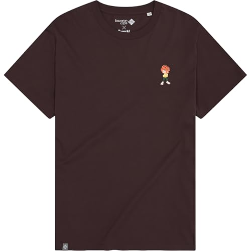 T-shirt Pumuckl Grantig Bavarian Caps noir L pour homme adepte de pop culture