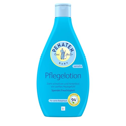 Penaten Care Lotion, Baby Skin Care Body Lotion, Gentle Care and Quick-Absorbing Moisture for Delicate Baby Skin (1 x 400 ml)