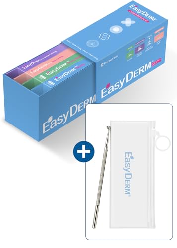 DWEasyDerm EasyDerm Multi-Step Pimple Patch Set – 4-Type Korean Pimple Patches + Free 2-in-1 Dual-Tip Extractor for Complete Skincare - Thumbnail 2