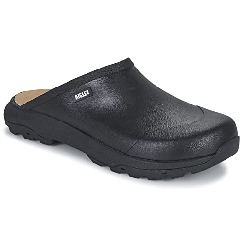 Aigle Men's Corlay Medium Clog, Schwarz, 43 EU