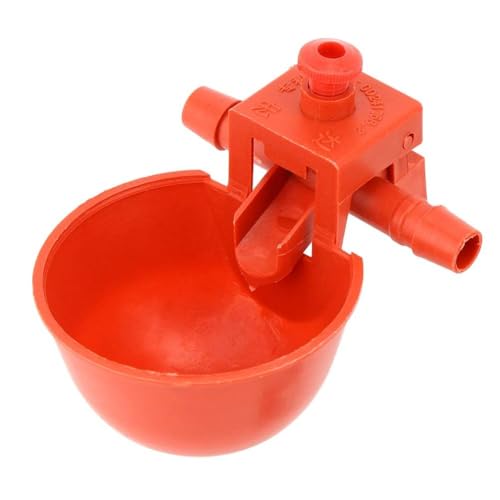 10 piezas bebederos automáticos para aves de corral, comederos y bebederos para pollos, accesorios en T de PVC, bebederos para aves de corral con orificio de montaje para pollos, patos, gansos, pavos