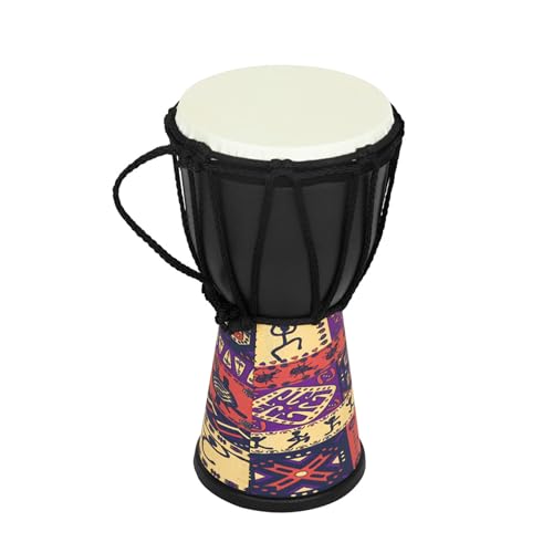 4 インチ PVC ヤギ皮アフリカドラムジャンベ打楽器楽器教育子供のおもちゃアフリカハンドドラムアクセサリー