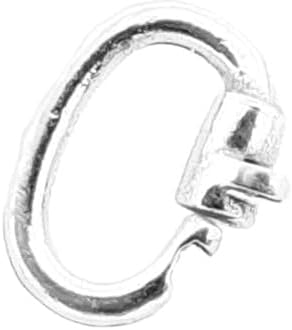 1pc Link Lock Jump Ring 925 Sterling Silver ID 4.6 x 1.8mm Jewelry Components Without Soldering by CRAFT WIRE