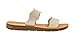 Corkys Footwear Women's Wishy Washy Two Strap Sandal – Trendy and Chic Strap Design, Comfortable, Lightweight, and Durable Summer Sandals for Versatile Fashion Gold Metallic Size 08