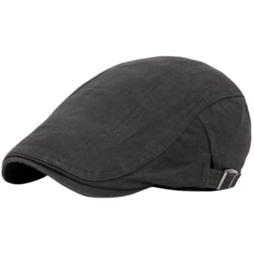 Boina Masculina Primavera Verão Cor:Cinza;Tamanho:Ajustável - Veste 55 a 60cm