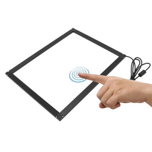 Marco Táctil Infrarrojo con Superposición Táctil, Interfaz USB, Plug and Play, Dispositivo de Punto Táctil para Pizarra Electrónica y Más (15 pulgadas)