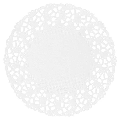 García de Pou 301.01 Rodales Calados, 9 Cm, Set de 250, Blanco