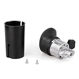 Longue durée de vie : ce pommeau de levier de vitesse est fabriqué en aluminium et en plastique, une longue durée de vie