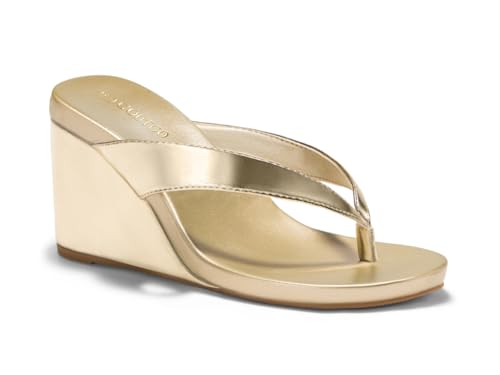 Image of Coutgo Womens Wedge Heels Sandals Platform Flip Flops Slides Slip On Summer Beach Shoes