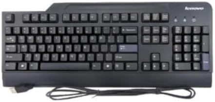 Keyboard Cover for Lenovo Preferred Pro II Wired External USB Keyboard 4X30M86879 & Preferred Pro Keyboard 73p5220 41A5289 89P8530 SK-8825 54Y9400 KB1021 US Keyboard Skin Protector, Black