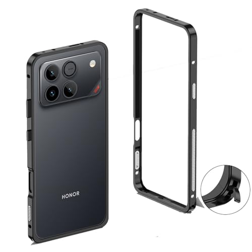 Teroxa for Honor Win and Win RT �o���p�[�ی�P�[�X�A�q��A���~�j�E�������t���[���ϏՌ��A�o�b�N�J�o�[�Ȃ��f�U�C�����M�AE�X�|�[�c�Q�[���p�g�ѓd�b��p(�u���b�N)