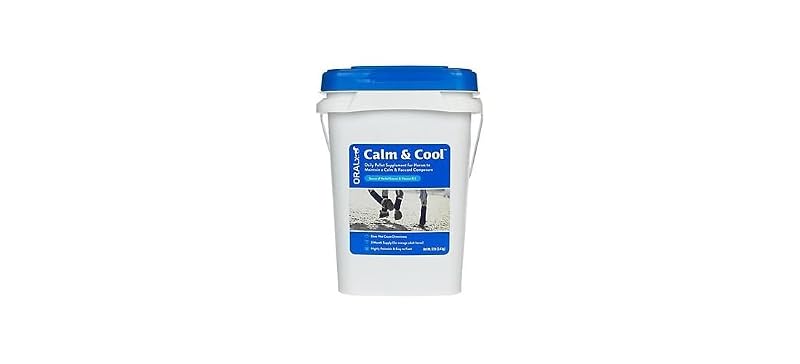 Suplemento Calmante em Pellets para Cavalos Oralx Corporation com Vitamina B1 e Raiz de Valeriana – 5,44 kg