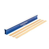OUR 17.6" (45cm) FRET LEVELER SETS A NEW HIGHER STANDARD for what you should expect when you buy a Fret Leveling Beam for Acoustic and Electric Guitars. This longer 17.6" size, compared to the common 16" length found in other designs, is the perfect ...