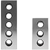 Shoze 2PCS Precision Blocks Hardened Steel Blocks 0.0002'' Engineer ...