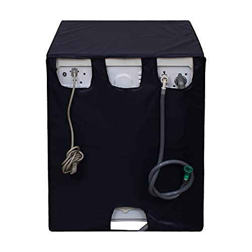 Image of Lithara Waterproof Front Load Washing Machine Cover 7 Kg, 7.2 Kg, 7.5 Kg, 8 Kg (Navy Blue)