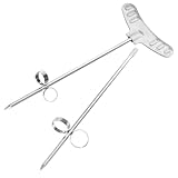 Mikikit Cortador de Pepino en Espiral Portátil de Acero Inoxidable, Herramienta Multifunción para Cortar Verduras Onduladas, Cortadora Manual Práctica para Cocina y Ensaladas