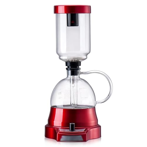 XDTKJDZ Siphon-Kaffeemaschine, Siphon-Vakuum-Kaffeekanne Aus Glas, 400 Ml Großes Fassungsvermögen, 2 Geschwindigkeitsstufen, Intelligente Zeitsteuerung, 1–4 Portionen Auf Einmal, Für Bar, Büro, Küche XDTKJDZ Siphon-Kaffeemaschine, Siphon-Vakuum-Kaffeekanne Aus Glas, 400 Ml Großes Fassungsvermögen, 2 Geschwindigkeitsstufen, Intelligente Zeitsteuerung, 1–4 Portionen Auf Einmal, Für Bar, Büro, Küche