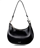 Tsoie°7® Handtasche Damen (Klein), Handtaschen Schwarz Gold, Tasche Frauen, Schultertasche Leicht & Elegant, Shoulder Bag Modern, Handbag Women
