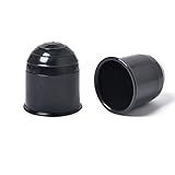 Contenido: 2 x tapa protectora negra para enganche de remolque